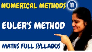 Introduction to Eulers MethodNumerical MethodsDream Maths [upl. by Viccora]