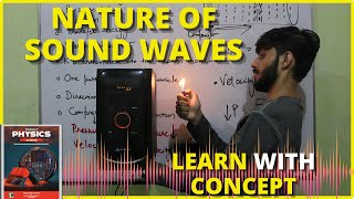 Nature of Sound Waves  Why sound waves are Longitudinal Waves  Physics Class 10th [upl. by Assirehc]