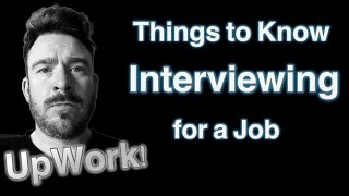 Interviewing for JOBS on UpWork copywriting upwork interviewtips [upl. by Aielam]