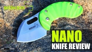 Boker Plus Nano 01BO597 Folding Knife Review  OsoGrandeKnives [upl. by Oleic]