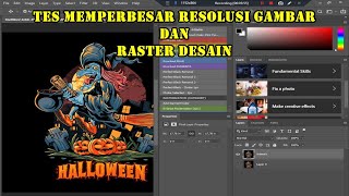 TUTORIAL MEMPERBESAR RESOLUSI GAMBAR dan RASTER DESAIN [upl. by Ellimaj]