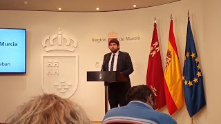 López Miras presenta el acuerdo de Presupuestos de la Comunidad para 2020 [upl. by Llertniuq]