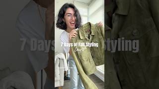 Green suede jacket earlyfalloutfit fallstyle outfitinspo fashiontrends casualfalloutfits ootd [upl. by Marie-Ann250]