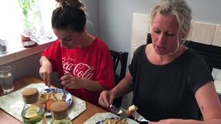 My Slovak Friends Enjoying Breaded Fried Cheese [upl. by Thurnau592]