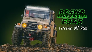 Rc Crawler Toyota Land Cruiser FJ45 OffRoad Diving 4x4 Rc Car [upl. by Belita]