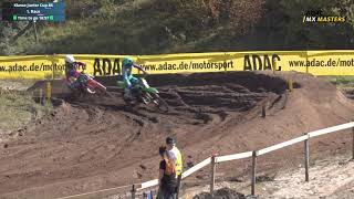 ADAC MX Masters Grevenbroich 2020 Junior Cup 85 Race 1 [upl. by Hedveh]