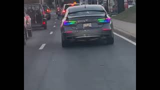 Grey Honda Accord with Ultimate Mods Tail Lights in Aspen Hill Md on 111224 [upl. by Llireva]