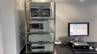 Agilent 1100 HPLC System with Bin Pump ALS COLCOM amp DAD [upl. by Hurwit985]