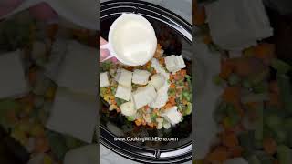 Easy Crockpot Deconstructed Chicken Pot Pie crockpotcooking [upl. by Nageem]