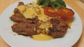 Lambs Liver in Blue Cheese Sauce [upl. by Leblanc669]