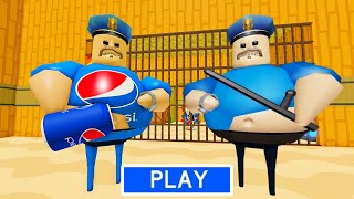 PEPSI BARRYS PRISON RUN SCARY OBBY  Full Gameplay  No Commentary roblox [upl. by Leihcar]