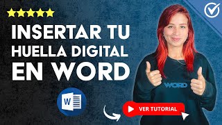 Cómo INSERTAR tu FIRMA y HUELLA DIGITAL en Word y Convertirlos a PDF  ✒️ Paso a paso 📄 [upl. by Faina381]