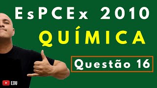 EsPCEx 2010  Tema N° QUÂNTICO  ÍON  DISTRIBUIÇÃO ELETRÔNICA  Questão 16 Química [upl. by Yemane]