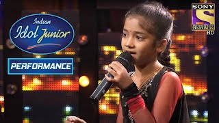 Sugandhas Sweet And Melodious Performance  Indian Idol Junior [upl. by Ronda]