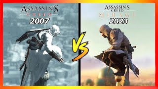 Assassins Creed Mirage vs Assassins Creed 1  Ultimate Comparison 🔥 [upl. by Deehahs]