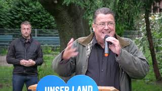 Stephan Brandner AfD quotrocktquot den Hofgarten Düsseldorf bei AfD Kundgebung zur Europawahl 2024 [upl. by Aehr]