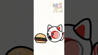 Cheeseburger D  Ft Japan  Meme Animation  kittycatanimation memes funny japan [upl. by Kline]