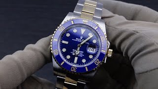 Rolex Submariner 126613LB 2020 Novelty Unboxing Video [upl. by Engapmahc]