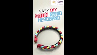 Make A Braided Headband  Fun DIY shorts [upl. by Aneelak522]