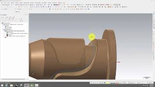 Mastercam X9 5 axis curve [upl. by Soneson895]