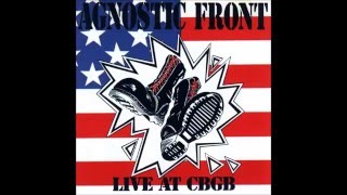 agnostic front  live at CBGB 1989 FULL ALBUM [upl. by Zsolway]