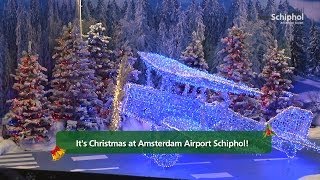 Christmas at Amsterdam Schiphol Airport [upl. by Hamlen559]