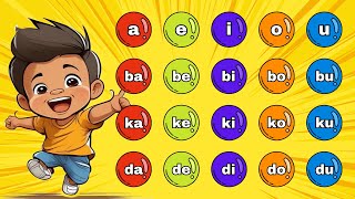 ABAKADA TUTORIAL FOR KIDS  UNANG HAKBANG SA PAGBASA Kindergarten Abakada [upl. by Tavis]