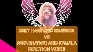 Ultimate Warrior and Bret Hart vs Kamala and Papa Shango REACTION VIDEO [upl. by Wootten]