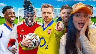 I REACTED TO CHRISMDs SIDEMEN FOOTBALL CHALLENGE [upl. by Gredel]