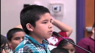 San Benito CISD Spelling Bee 2013 [upl. by Anaihs]