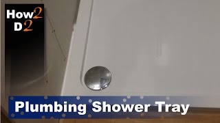 Shower tray installationHow to install and seal bathroom shower tray [upl. by Henricks]