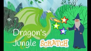 Scratch Tutorial  Scratch Dragon Jungle Battle game [upl. by Nahtanhoj]