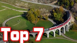 top 7 beautiful railway journeys in switzerland [upl. by Bonns]