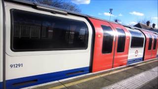 London Underground Central Line Leaving Barkingside 1992ST [upl. by Hedgcock857]