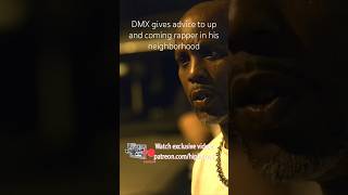 DMX gives advice to up and coming rapper in his neighborhood dmx ruffryders hiphopvcr hiphop [upl. by Lory274]