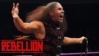 Matt Hardy RETURNS to Confront Moose  TNA Rebellion 2024 Highlights [upl. by Clower]