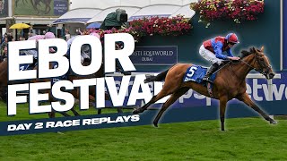 York Ebor Festival  Day 2 All Races ft CONTENT and CELANDINE [upl. by Annaert989]