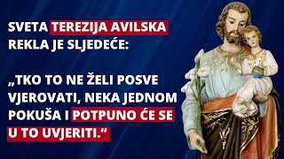 POMOLIMO SE SVETOM JOSIPU quotS pouzdanjem u svetog Josipa bit će nam darovane izvanredne milostiquot [upl. by Asteria]