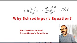 Why Schrödingers Equation [upl. by Irreg]