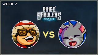 Bingo Brawlers Season 2 Week 7 Zoodl3 vs LilAggy [upl. by Yetsirhc]