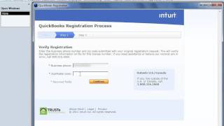 How To Register QuickBooks 2012 [upl. by Ahsenot]