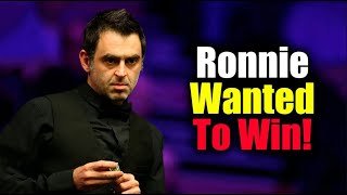 Ronnie OSullivan Fought Hard to the Bitter End [upl. by Eldorado]