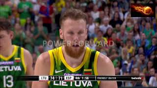 Ignas Brazdeikis Lithuania vs Spain  18082022 [upl. by Bullivant]