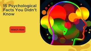 15 Psychological Facts You Didnt Know psychologyfacts dailyfacts [upl. by Durning]