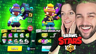 ON ACHETE LE BRAWL PASS PLUS SUR BRAWL STARS CYBERBRAWL [upl. by Ahsiekin]