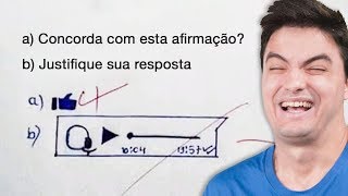 RESPOSTAS DE PROVAS MAIS ENGRAÇADAS 10 [upl. by Dehnel977]