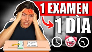 💣 Cómo ESTUDIAR para 1 EXAMEN en 1 DÍA Estrategia Peligrosa [upl. by Calva]