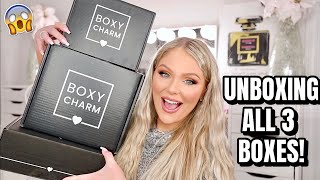 BOXYCHARM MARCH 2021 UNBOXING ALL BOXES  BOXYLUXE vs BOXYCHARM PREMIUM vs BOXYCHARM BASE BOX [upl. by Judenberg]