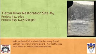 Tieton River Restoration Site 4 [upl. by Olette]