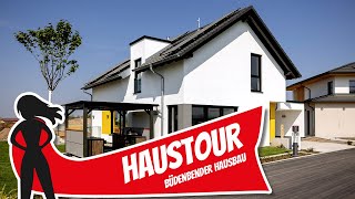 ENERGIE SPAREN im Eigenheim Neues Fertighaus von Büdenbender Hausbau  HAUSTOUR  Hausbau Helden [upl. by Acinorev]